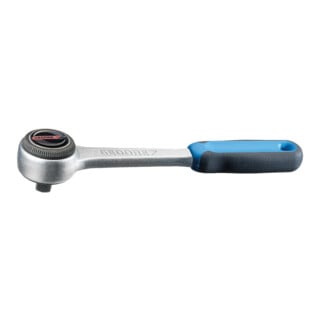 Cliquet réversible 2093 U-3 1/4 po. poignée bicomp. 72 dents L. 129 mm disque d'