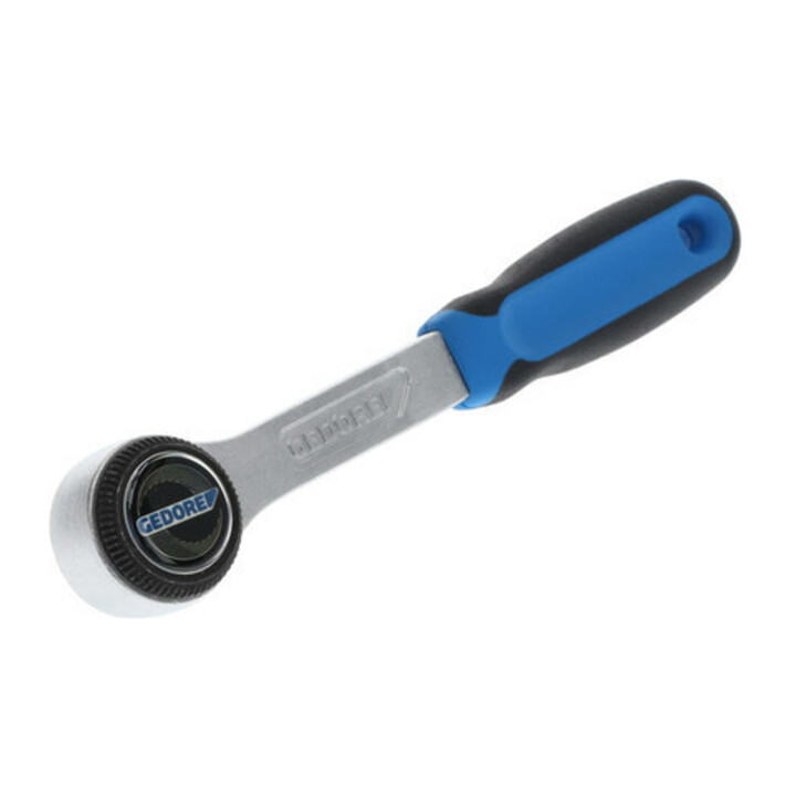 Cliquet réversible 2093 U-3 1/4 po. poignée bicomp. 72 dents L. 129 mm disque d'