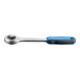 Cliquet réversible 2093 Z-84 1/4 po. 20 dents L. 129 mm avec carré travers. GEDO