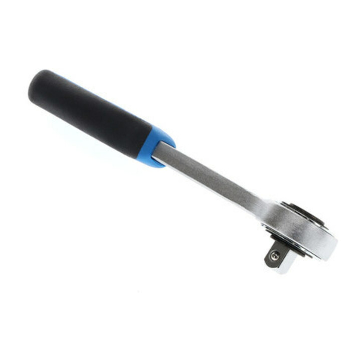 Cliquet réversible 2093 Z-84 1/4 po. 20 dents L. 129 mm avec carré travers. GEDO