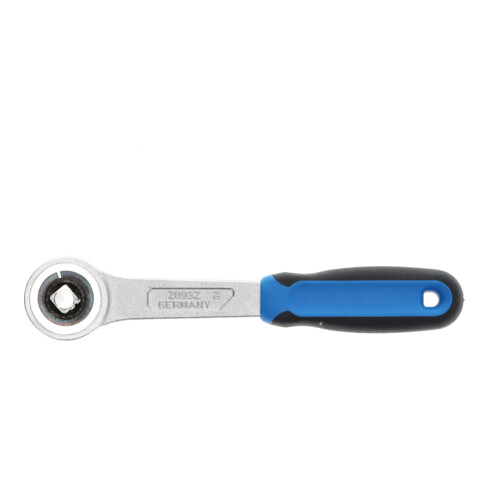 Cliquet réversible 2093 Z-84 1/4 po. 20 dents L. 129 mm avec carré travers. GEDO