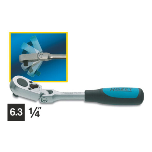 Cliquet réversible à cardan 863G HAZET
