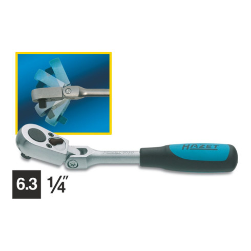 Cliquet réversible à cardan 863G HAZET