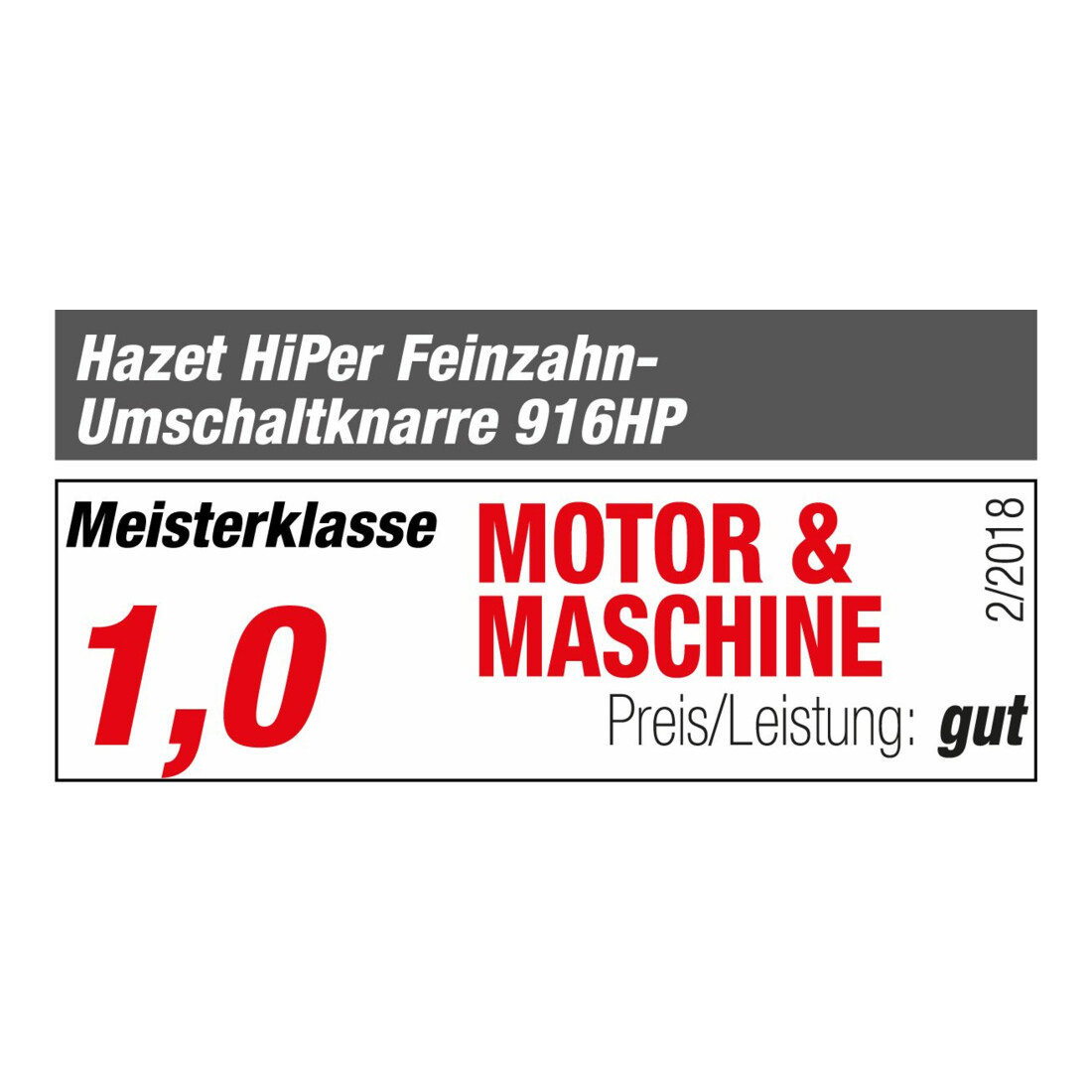 Cliquet réversible à denture fine HiPer 916HP HAZET