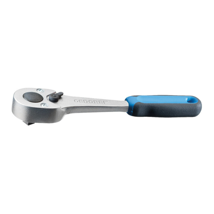 cliquet réversible à levier 2093 U-10 1/4 po. poignée bicomp. 24 dents L. 129 mm