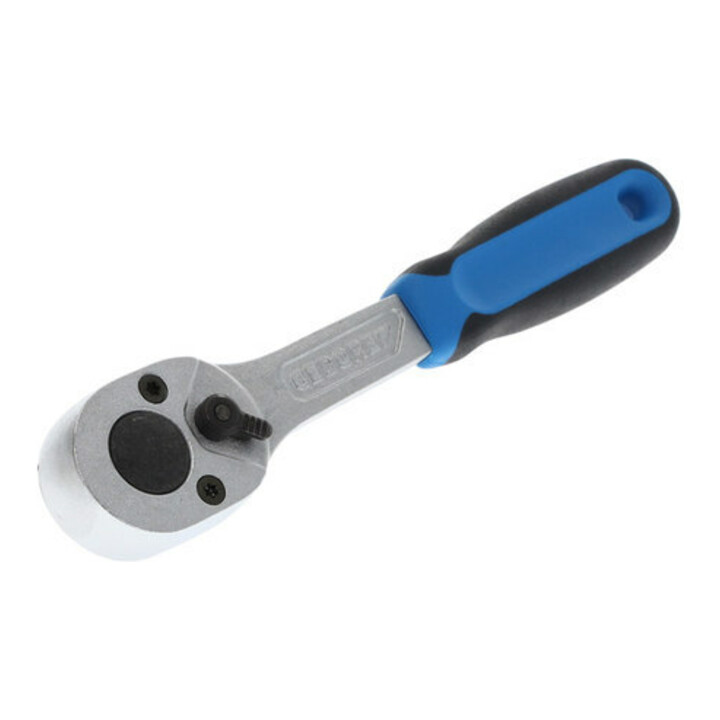 cliquet réversible à levier 2093 U-10 1/4 po. poignée bicomp. 24 dents L. 129 mm