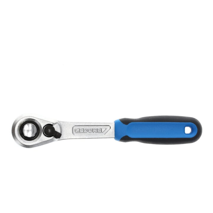 cliquet réversible à levier 2093 U-20 1/4 po. poignée bicomp. 40 dents L. 127 mm