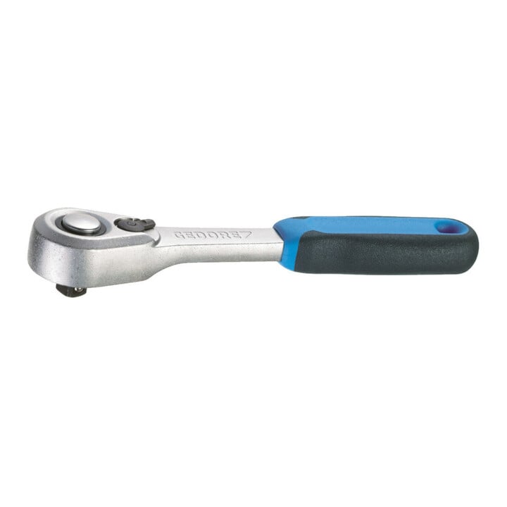 cliquet réversible à levier 2093 U-20 1/4 po. poignée bicomp. 40 dents L. 127 mm