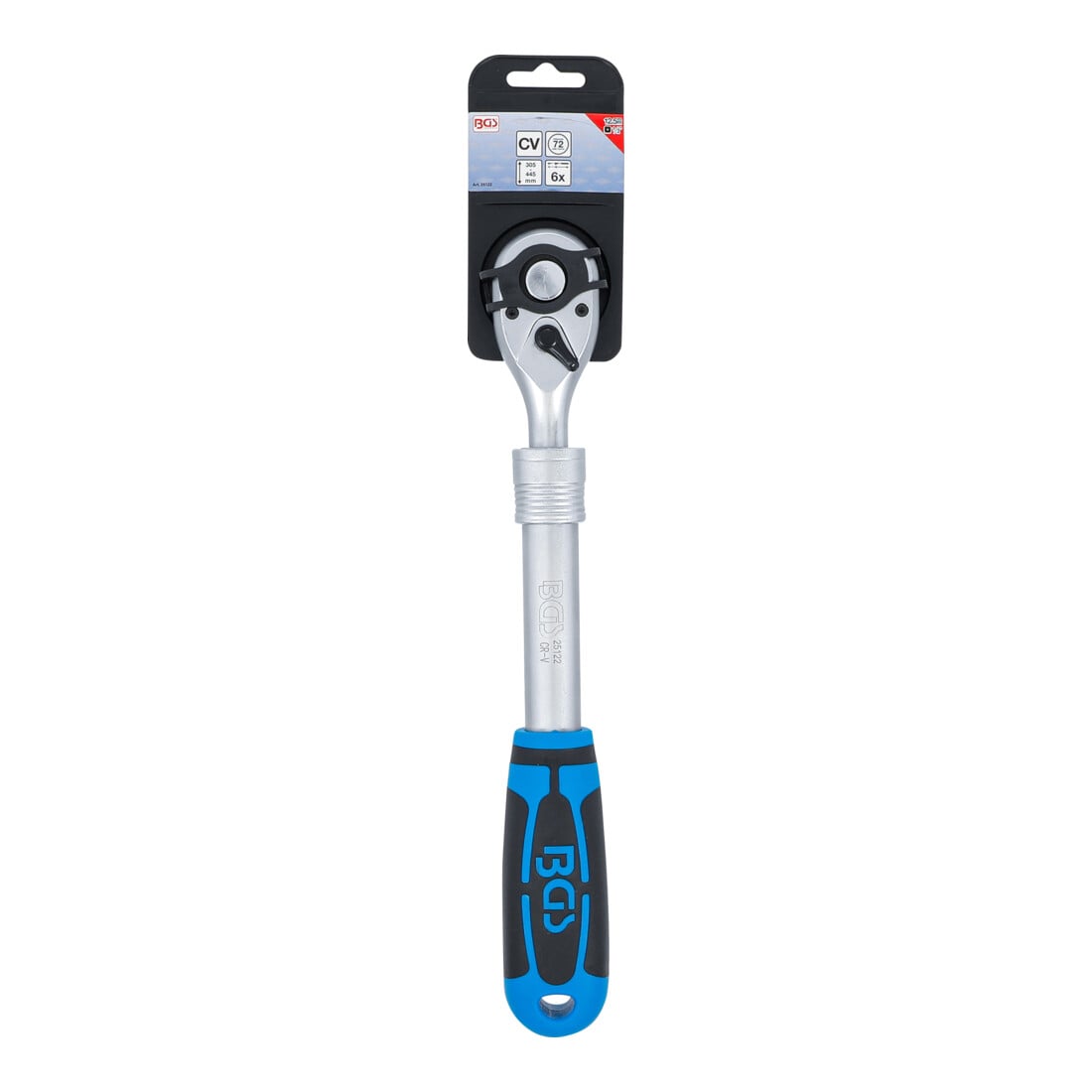 Cliquet réversible extensible BGS, 12,5 mm (1/2"), 305 - 445 mm