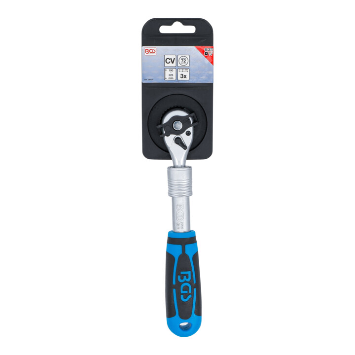 Cliquet réversible extensible BGS, 6,3 mm (1/4"), 190 - 225 mm