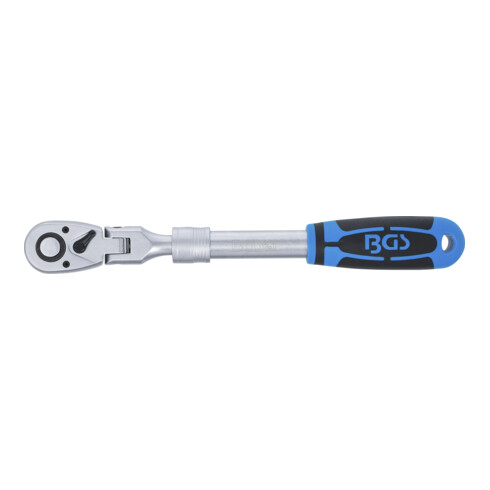 Cliquet réversible extensible inclinable BGS, 12,5 mm (1/2"), 350 - 490 mm