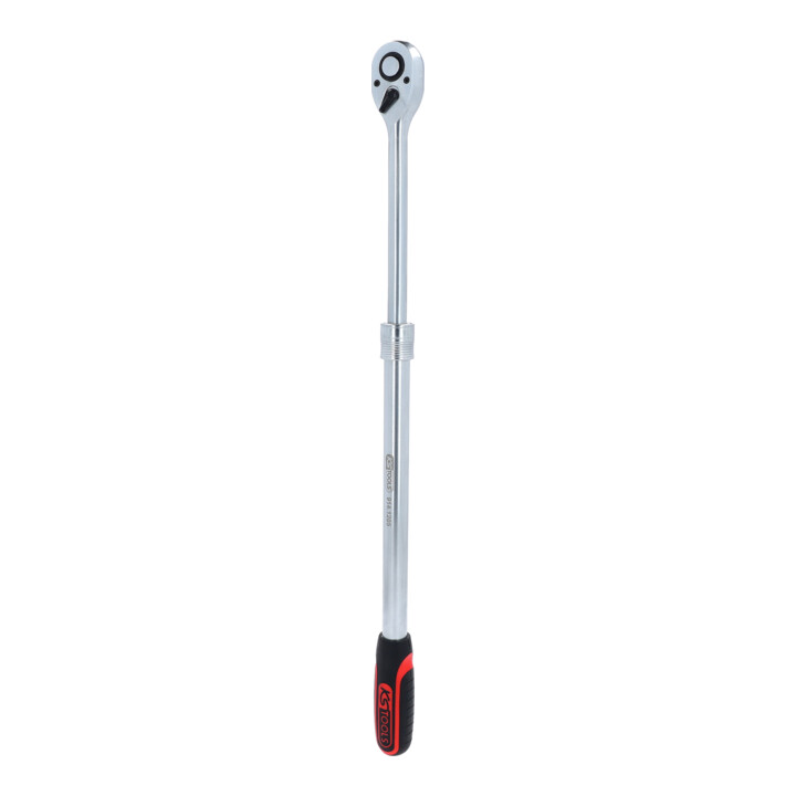 Cliquet réversible télescopique 1/2" KS Tools extra long, 72 dents