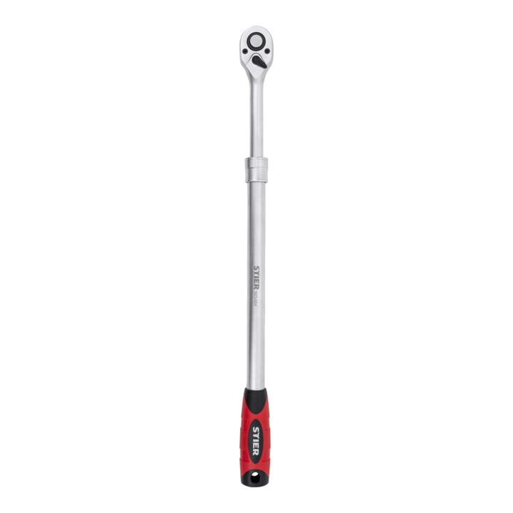 Set STIER Clé dynamométrique à cliquet réversible + STIER Cliquet télescopique réversible 1/2 pouce