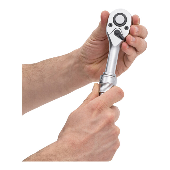 Cliquet réversible télescopique STIER 1/2" avec déverrouillage rapide