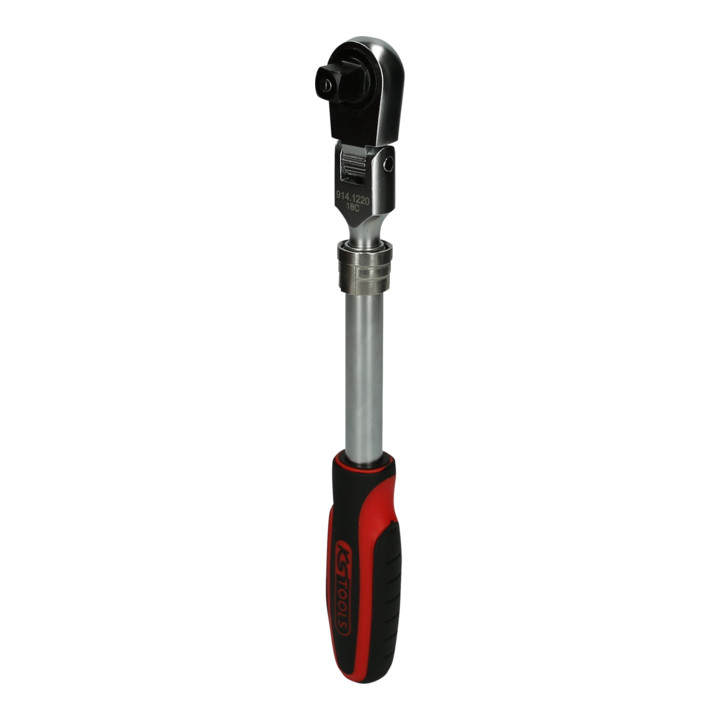 Cliquet télescopique réversible articulé KS Tools SlimPOWER 1/2", 72 dents