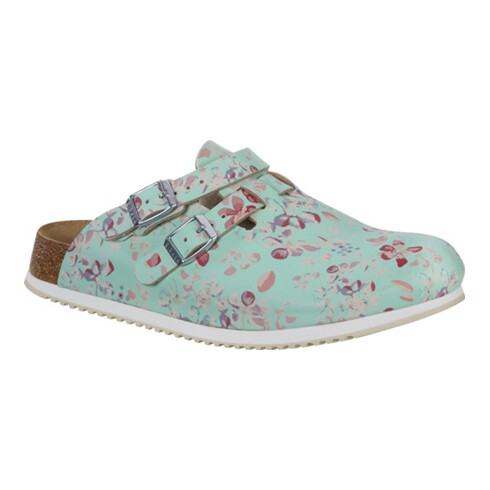 Clog Kay Flowers Gr.36 flower field mint Obermaterial:Birko-Flor