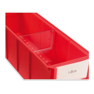 Cloisons de séparation SAN pour boîte de rayonnage étroite transparent