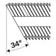 Clou à tête en D Bosch SN34DK 100R 3,1 mm 100 mm flan 100 mm-4