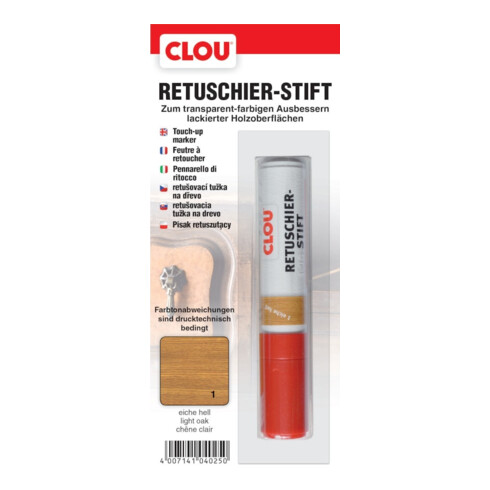 CLOU Retuschierstift Nr. 1 eiche hell