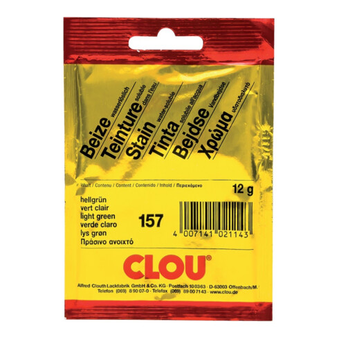 CLOU Teinture en boîte (à l'eau) n° 157 vert clair