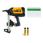 Cloueur à gaz sans fil C5 DEWALT + 1400 clous 15 mm-1