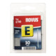 Clous type J L. 30 mm l. fil 1,20 mm avec tête 1000pces/carton NOVUS-1