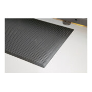 COBA Arbeitsplatzbodenbelag Fertigmatte L1200xB900xS14mm schwarz SBR-Gummi-3