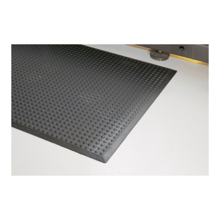 COBA Revêtement de sol de poste de travail tapis prêt à l’emploi L1200×I900×P14mm noir caoutchouc SBR