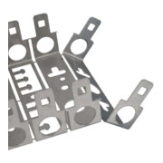 CobiNet Bac de montage emboîtable : 10 inox 3025 030/10-1