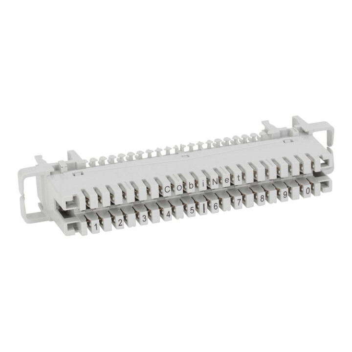CobiNet Barrette de connexion LSA 2/10 vers 10 DA 1030 024