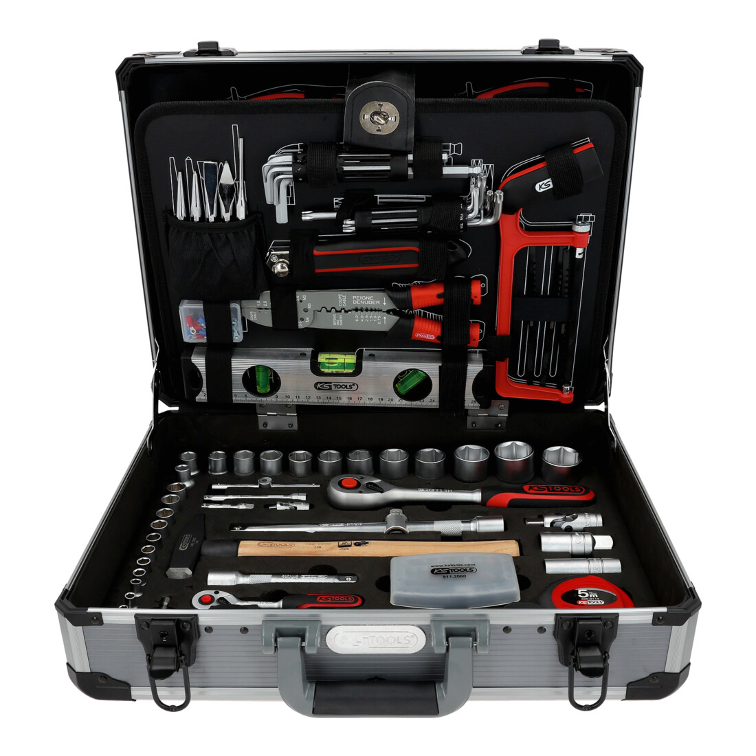 Coffre à outils KS Tools 1/4"+1/2" 127 pcs.