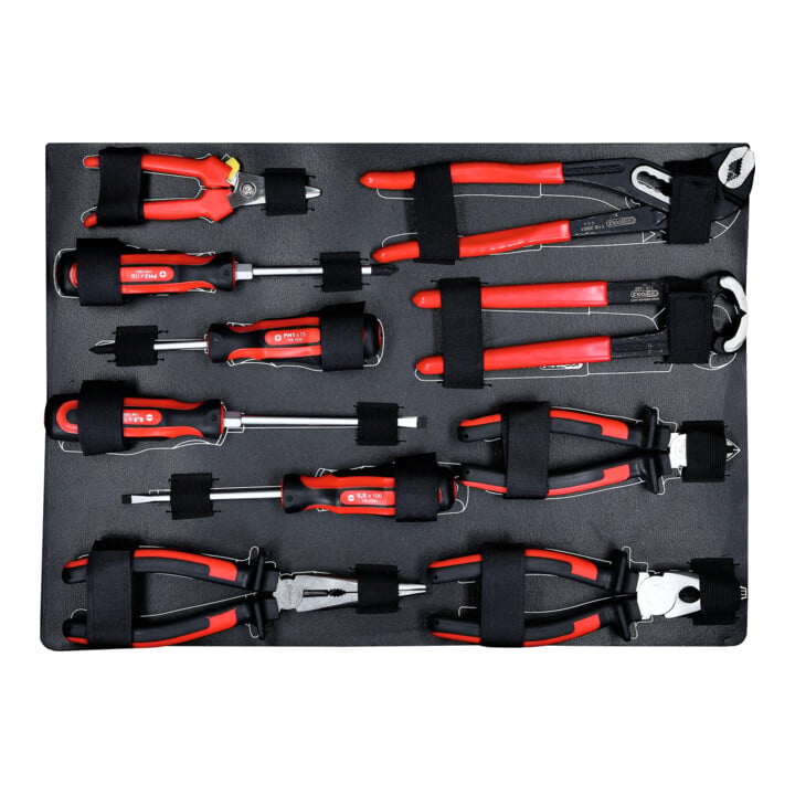 Coffre à outils KS Tools 1/4"+1/2" 127 pcs.