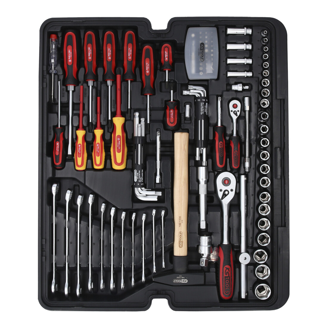 Coffre à outils KS Tools 1/4"+1/2" 135 pcs.