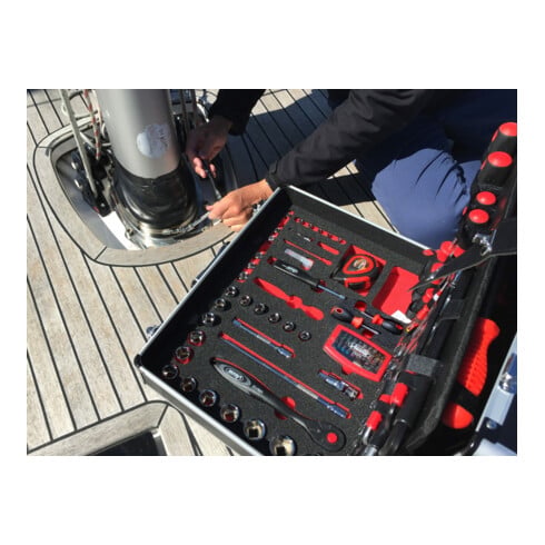 Coffre à outils universel Vigor V2542 143 pièces