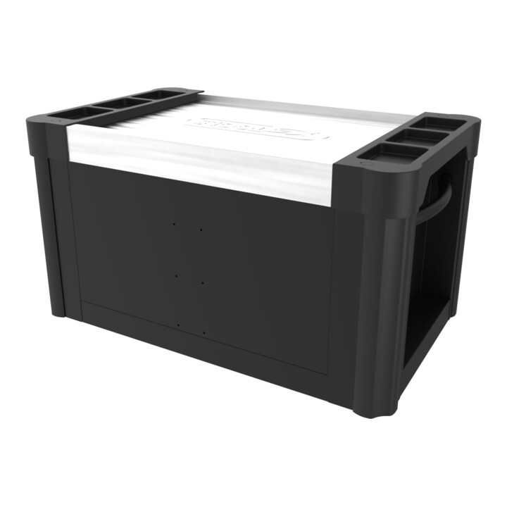 Coffre de servante d'atelier PERFORMANCEplus, 4 tiroirs, noir/rouge KS Tools