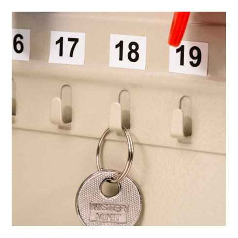 Boîte à clés STIER 93 clés avec paroi intérieure à charnière