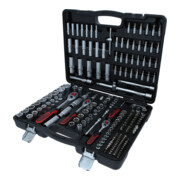 Coffret à douilles KS Tools 1/4", 3/8", 1/2",  195 pièces