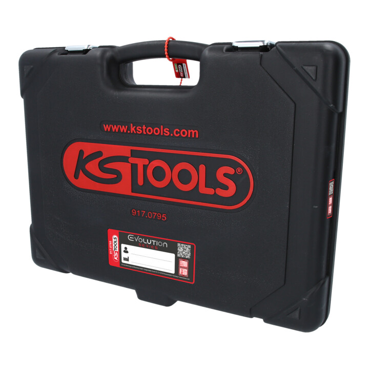 Coffret à douilles KS Tools 1/4", 3/8", 1/2",  195 pièces