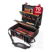 Coffret à outils Wiha XL eMobility pour véhicules hybrides et électriques, 70 pièces