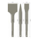 Coffret de burins courts SDS plus, 3 pièces 140; 140x20;140x40 mm-4