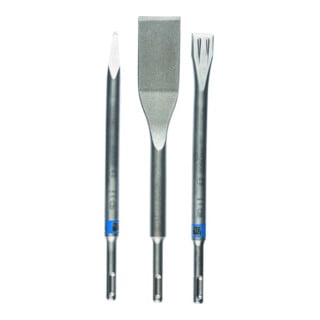 Coffret de burins SDS plus, 3 pièces 250; 250; 260 x 20; 40 mm