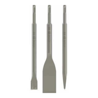 Coffret de burins SDS plus, 3 pièces 250; 250; 260 x 20; 40 mm