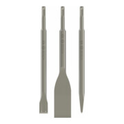 Coffret de burins SDS plus, 3 pièces 250; 250; 260 x 20; 40 mm