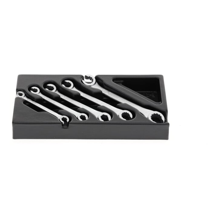 Coffret de clés à double panneton Gedore, ouvert, en module 1/3 ES