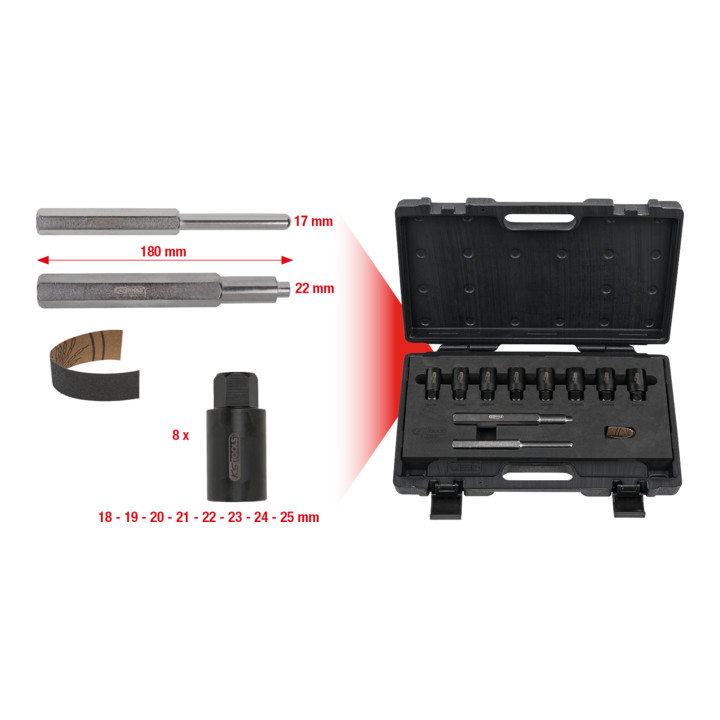 Coffret de démontage d'écrous anti-vol, 10 pcs