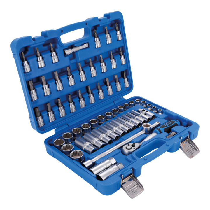 Coffret de douilles 10 mm (3/8") 61 pièces BGS