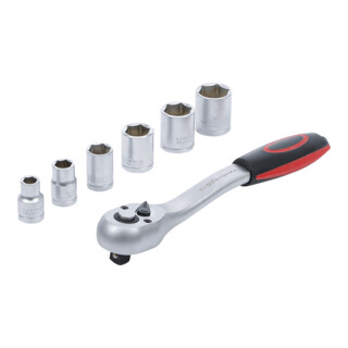 Coffret de douilles | 10 mm (3/8") | 8 - 19 mm | 7 pièces BGS Do it yourself