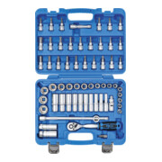 Coffret de douilles 10 mm (3/8") en pouces 61 pièces BGS-4
