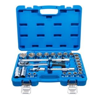 Coffret de douilles 12,5 mm (1/2") 8 - 32 mm 27 pièces BGS