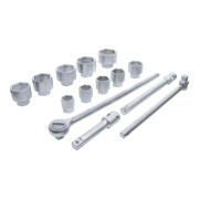 Coffret de douilles 25 mm (1") 36 - 80 mm 15 pièces BGS Do it yourself-3